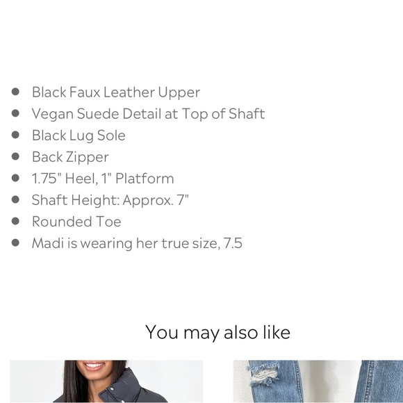 Shop Talulah Lug Boots - Picture 6 of 7